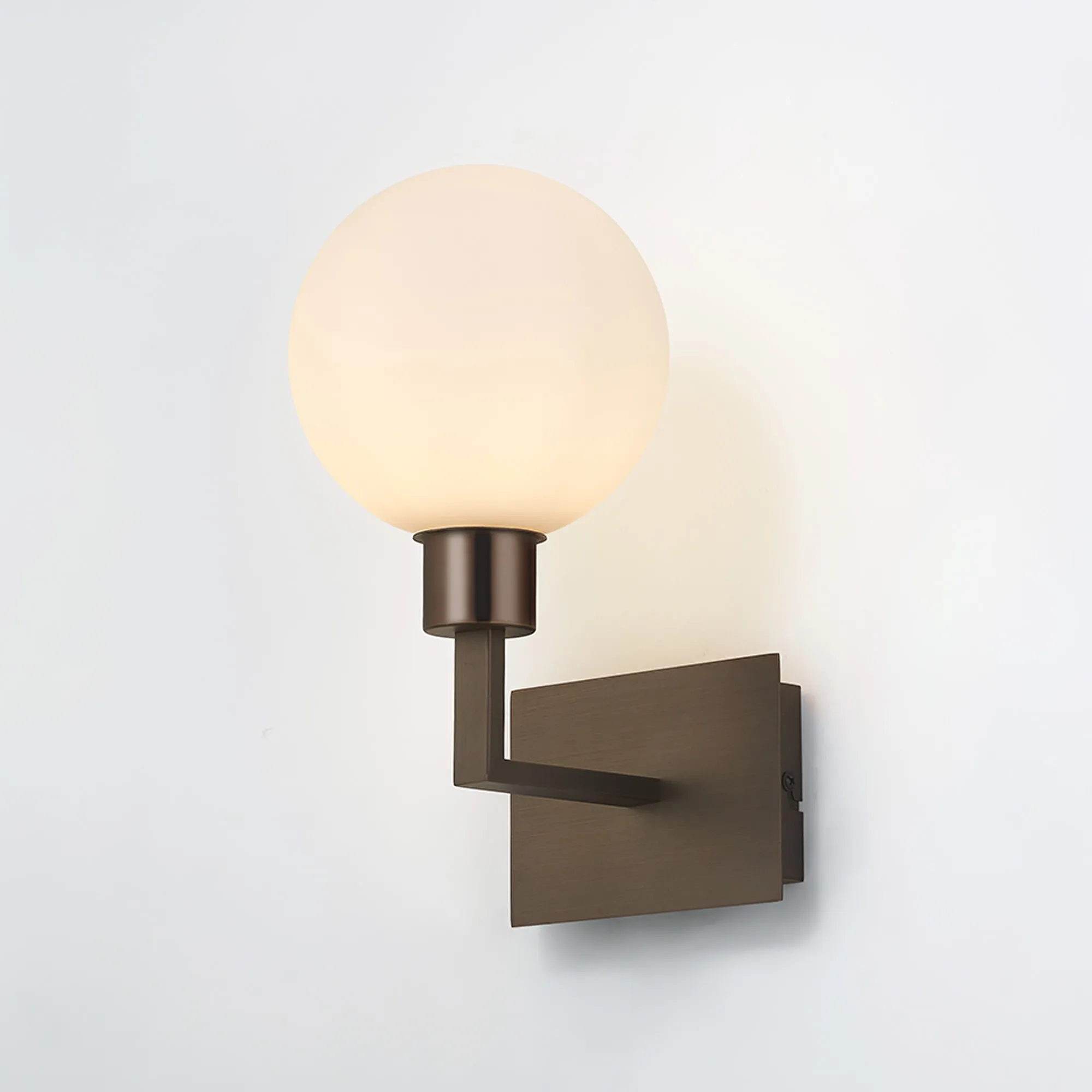 Baxter Matt Bronze Wall Lights Deco Armed Wall Lights